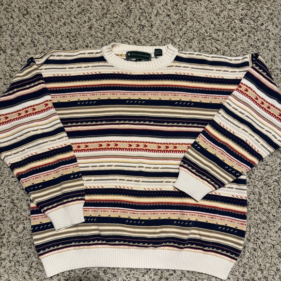 JJ Farmer Vintage 100% Cotton Sweater Size Large - Picture 3 of 6